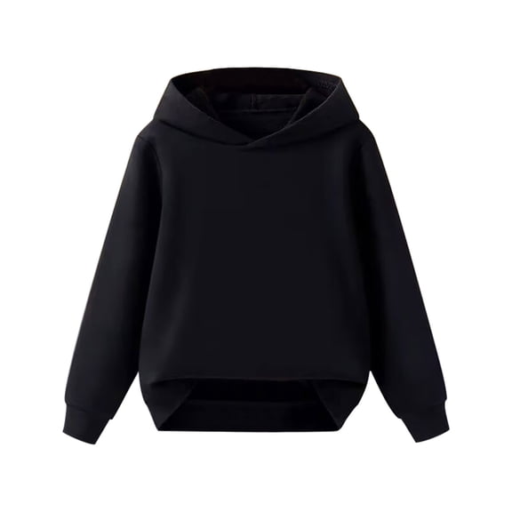 Kids Long Sleeve Hoodies Athletic Casual Hooded Plain Oversized Hoodie Cute Cotton Hoodie Fall Sweatshirt Classic Pullover Hoodies Active Sweatshirt Crewneck Sweatshirt Size 100