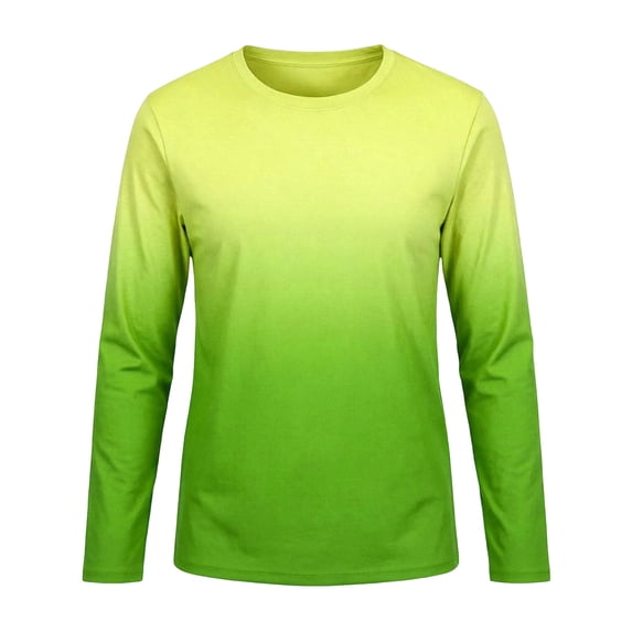 Kids Long Sleeve Rash Guard Sun Protection Ombre Swim Top Quick Dry SummerTop for Beach
