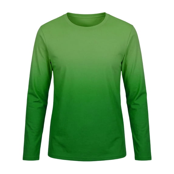 Kids Long Sleeve Rash Guard Sun Protection Ombre Swim Top Quick Dry SummerTop for Beach