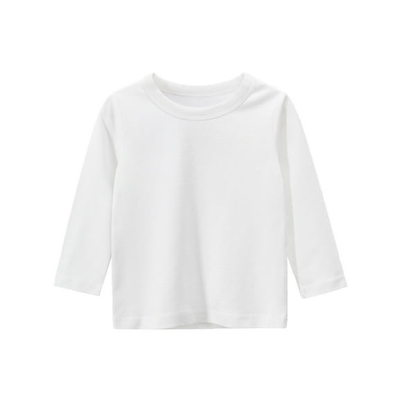 Kids Long Sleeve Shirts Graphic Print Girls Comfy Long Tee Boys Fall Shirts for Teen Girls 3-4 Years