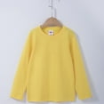 thumbnail image 1 of Kids Long Sleeve Shirts Kids Tee Shirt Crewneck Girls Blouse Kids Collar Print Toddler Fall Sweatshirt for Teen Girls 8-9 Years, 1 of 2