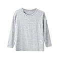 thumbnail image 1 of Kids Long Sleeve T Shirts Gril Boy Crewneck Tops Toddlees Fashion Basic Modal Tee Clothes 1-15 Years, 1 of 8