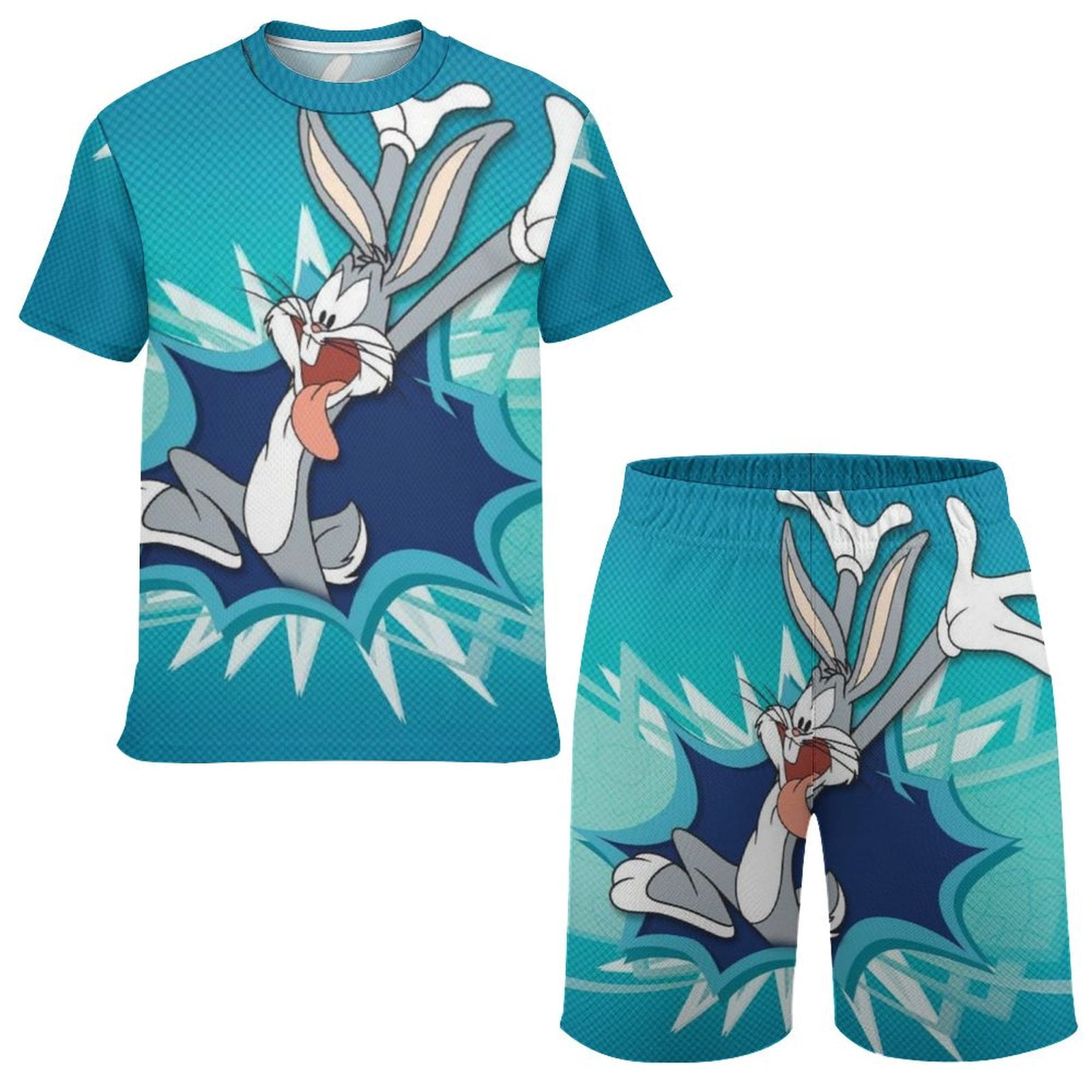 ABSOLUTE CULT LOONEY TUNES - BUGS HOOPS - T-shirt imprimé - white/blanc