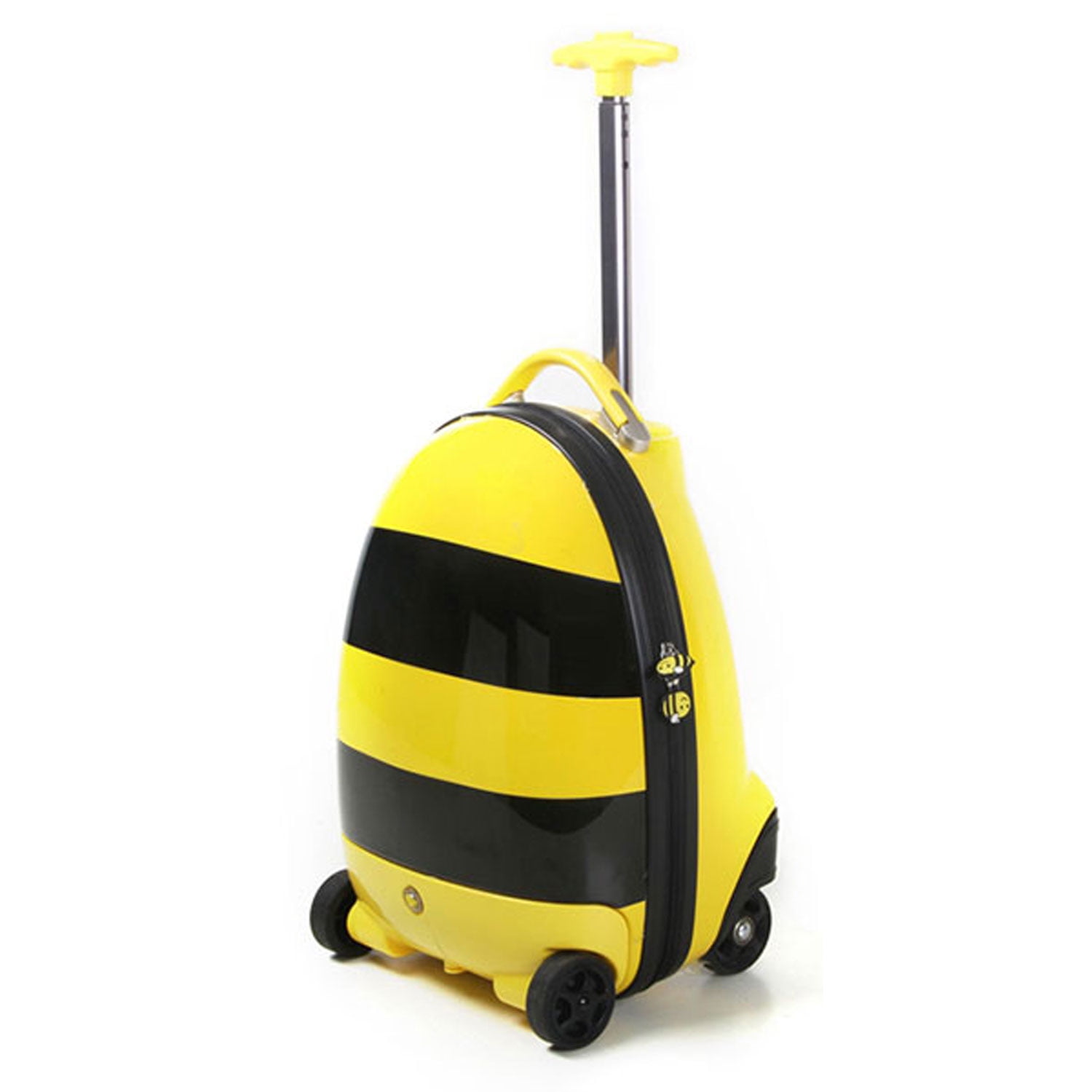 Kids Luggage RC Remote Control Walking Suitcase Fancy Black Yellow Bumble Bee Designed for Children Perfect for Toddlers and Kids Traveling Walmart