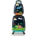 Kids Luggage Set for Boys, 12” Backpack on Carry on Luggage for Kids