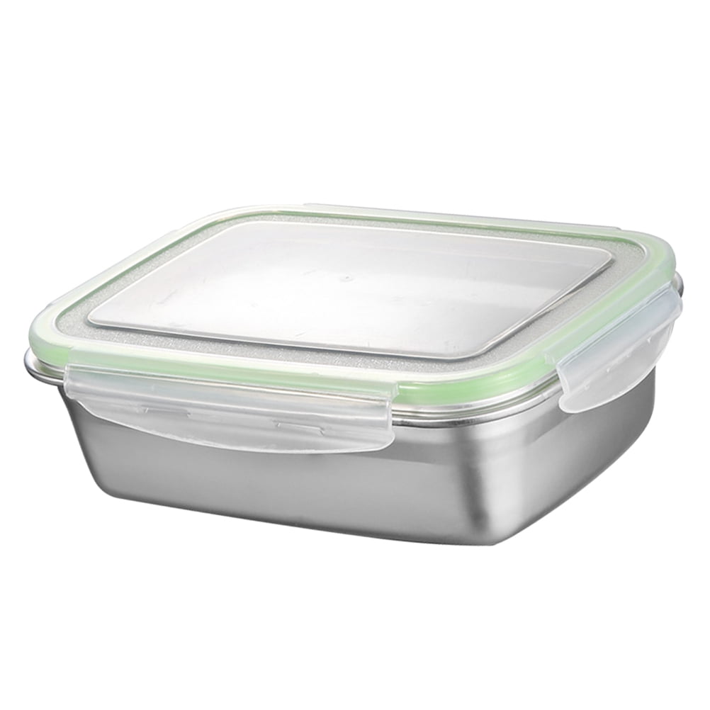 Kids Lunch Boxes Food Storage Containers Stainless Steel Crisper