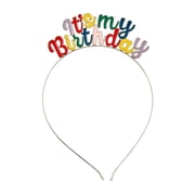 Multicolor Its My Birthday Headband, by Way To Celebrate