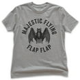 thumbnail image 1 of Kids Majestic Flying Flap Flap Bat Shirt, Youth Kids Boy Girl T-Shirt, Funny Halloween T-shirt, Bat Graphic Tee, Dark Heather Gray, Medium, 1 of 4