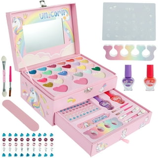 GirlsHome Kids Makeup Kit for Girl 35 Pcs Washable Toddler Makeup Kit, Girl  Toys Real Cosmetic Little Girls Makeup Set, Safe & Non-Toxic Frozen Makeup