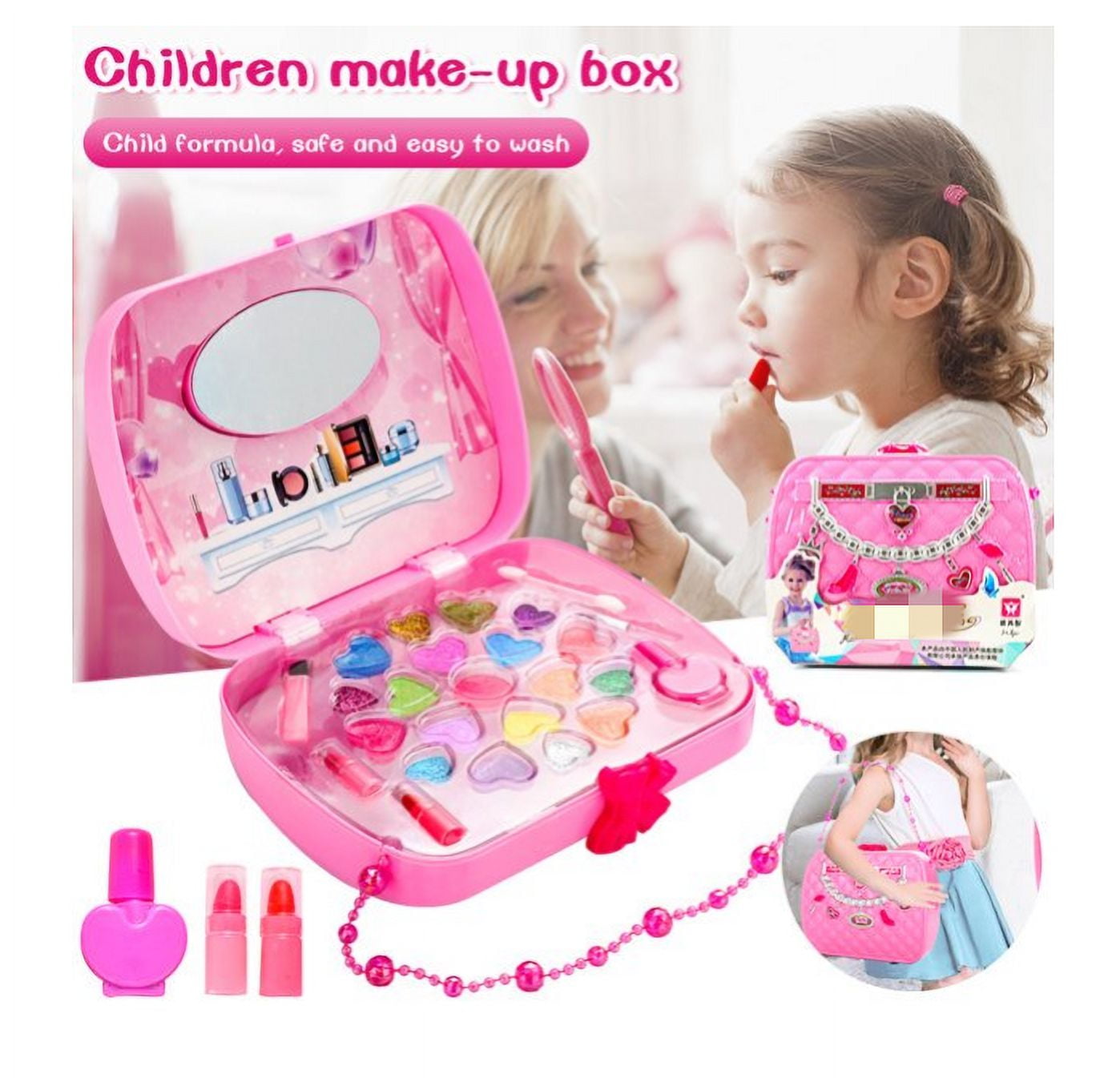 Kids Makeup Kit For Girls Princess Real