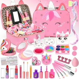62 Pcs Kids Makeup Kit For Girl, Washable Play Makeup Toys Set For