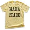 thumbnail image 1 of Kids Mama Tried T-shirt, Youth Kids Boy Girl T-Shirt, Southern Girl Shirt, Wild Child Shirt, Wild Girl Shirt, Yellow, Medium, 1 of 4