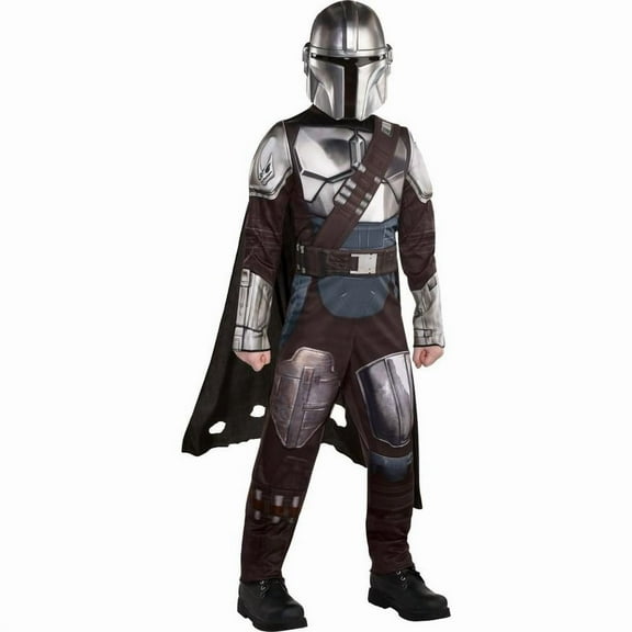 Kids' Mandalorian Deluxe Costume - Star Wars: The Mandalorian Season 2 (Size L)