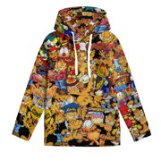 ENTERRY Kids Many Garfield Hoodie Sweatshirt for Boys Girls Pullover Hooded with Kangaroo Pocket, 6-7Y