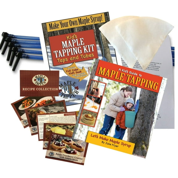Kids Maple Tree Tapping Kit - Taps & Tubes Kit - Fun and Educational Maple Sugaring Kit MADE IN USA