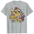 thumbnail image 1 of Kids Mario Bowser Enemy Group Graphic T-Shirt for Boys/Girls Size 6-7, 1 of 2