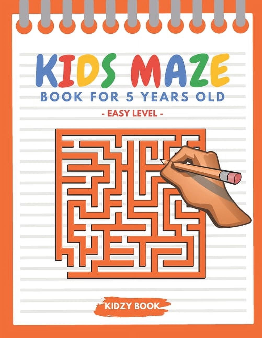 Kids Maze Book For 5 Years Old Fun Brain Teasers and ProblemSolving