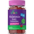 thumbnail image 1 of Kids Melatonin Gummies | 1 mg 100 Count | Fruit Flavor Gummy | Vegan, Non-GMO, Gluten Free | Lil Sprouts By Carlyle, 1 of 8