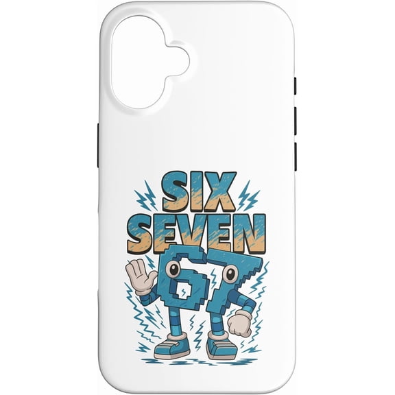 Kids Meme 67 Six Seven 6 7 Italian Brainrot Case for iPhone 15