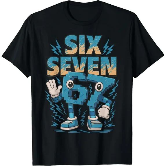 Kids Meme 67 Six Seven 6 7 Italian Brainrot T-Shirt
