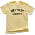 thumbnail image 1 of Kids Mermaid Academy T-Shirt, Youth Kids Girl T-Shirt, Summer Shirt, Mermaid T-shirt, Ocean Shirt, Beach Tshirt, Yellow, X-Small, 1 of 4
