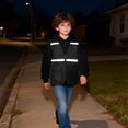 thumbnail image 1 of Kids' Mesh Safety Vest, Reflective Study Field Trip Vest for School Activities, Outdoor Tours and Daily Commute Safety Protection for Young Children Black 18-19 Years, 1 of 9