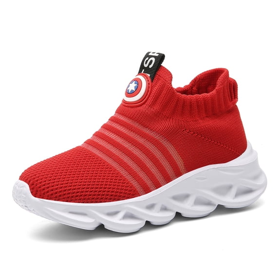 Kids Mesh Sneakers Boys Girls Casual Shoes Unisex-Child Lightweight Breathable Athletic Running Tennis Walking School Shoes