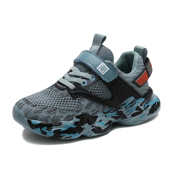 Kids Mesh Sneakers Boys Girls Casual Shoes Unisex-Child Lightweight Breathable Athletic Running Tennis Walking School Shoes