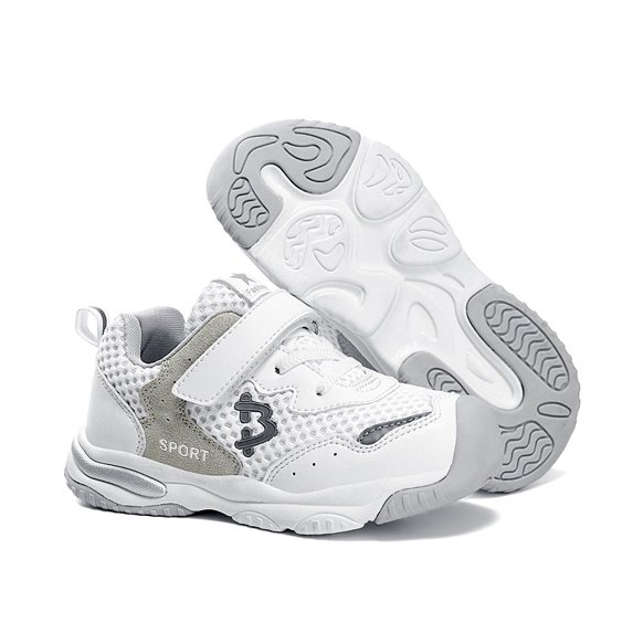 Kids Mesh Sneakers Boys Girls Casual Shoes Unisex-Child Lightweight Breathable Athletic Running Tennis Walking School Shoes