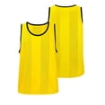 thumbnail image 1 of Kids Mesh Training Vest Youth Soccer Scrimmage Pinnies Team Sports Bibs for Children Outdoor Activities Training Camp Events 5-12 Years Yellow, 1 of 5