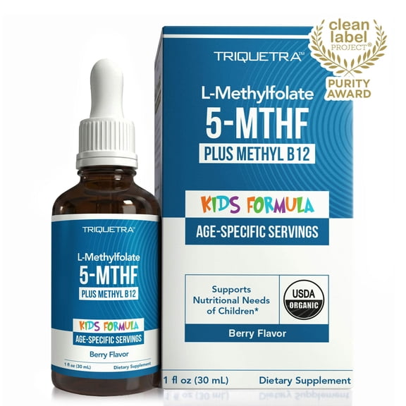 Triquetra Health Kids Methylfolate Plus B12 Cofactor