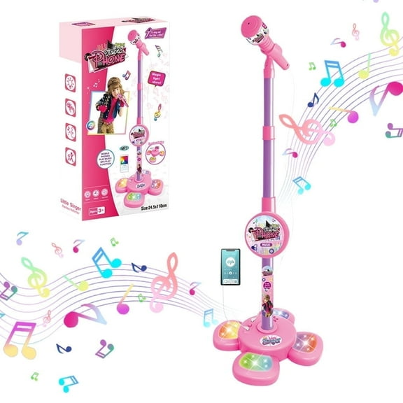 Kids Microphone Toys for Girls 3 4 5 6 7 Year Old, Karaoke Microphone Singing Kids Toys for Girls 3-6 Years Toddlers