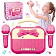 thumbnail image 1 of Kids Microphone Toys for Girls 3-6 Years, Karaoke Machine for Kids Girls Toys Ages 4-6, Birthday Gifts Musical Toys for Girls 3 4 5 6 Year Old, 1 of 7