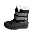 thumbnail image 1 of Kids Mid Calf Snow Boots Fleece Lined Winter Boots Hook and Loop Waterproof Outdoor Shoes Non Slip Sole for Cold Weather Activities, 1 of 3