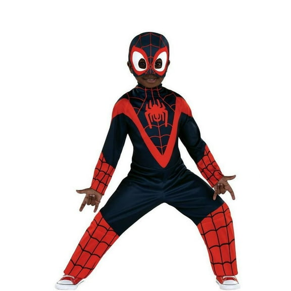 Kids' Miles Morales Spider-Man Costume - Marvel Spidey & His Amazing Friends (Size 3-4T)