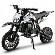 Kids Mini 50CC Gas Dirt Bike, 2 Stroke Ride on Bike with Off-Road Tire, Shocks, Pull Start, Oil Mixed Required, Support Up to 165lbs,Max Speed 20Mph, Age 8+