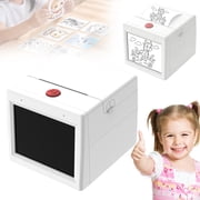 Kids Mini AI Smart Printer B   AI Voice Stickerbox Maker with Display, Inkless Portable Thermal Label Printer for Home Study DIY Projects, Perfect for Summer Creative Activities & Indep-endence Day