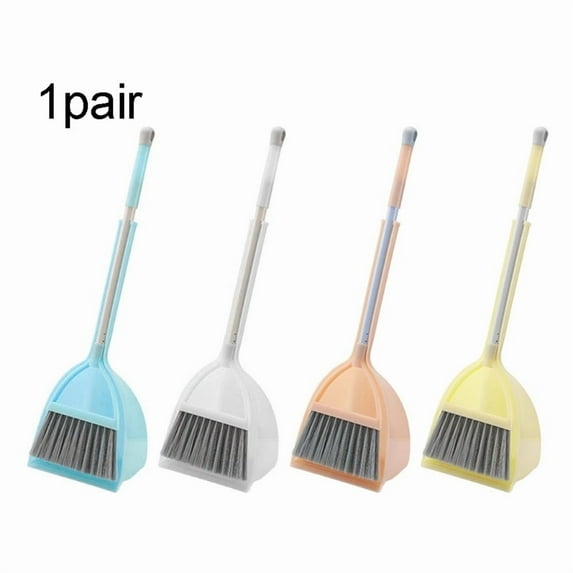 Kids Mini Broom Dustpan Set Toddlers Pretending for Play Toy Household Cleaning New