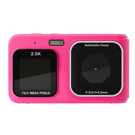 Kids Mini Digital Camera 2.5K HD 72MP Dual Screen High-Definition Pixel Camera 16X Zoom Monocular Cameras with MP3 E