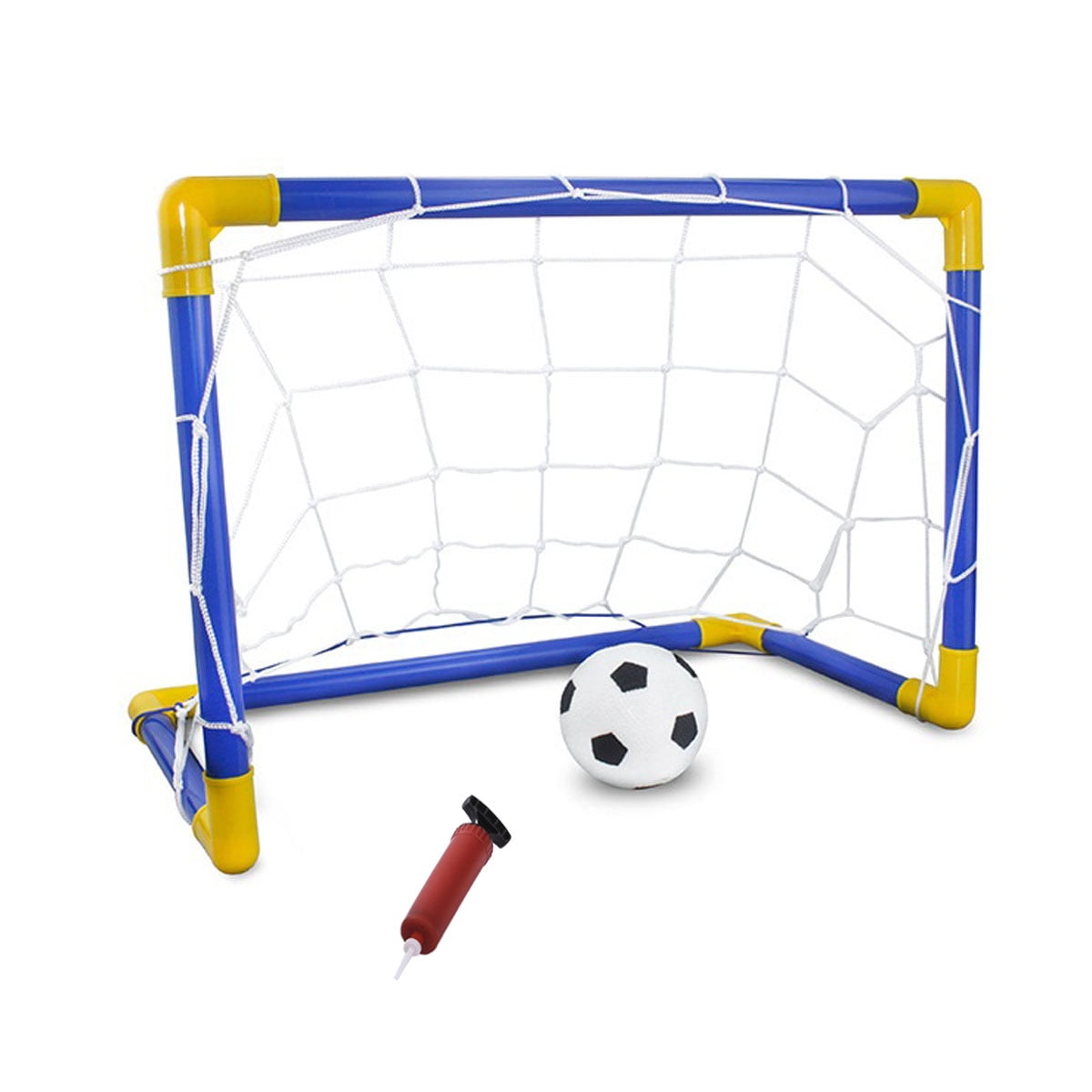 Kids Mini Soccer Goal Set Backyard Indoor Mini Net and Ball Set with