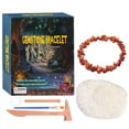 Kids' Mining Kit for Crystal Bracelets, DIY Geological Dig Set with
