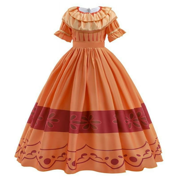 Kids Mirabel/Pepa Princess Dress Cartoon Halloween Cosplay Outfit