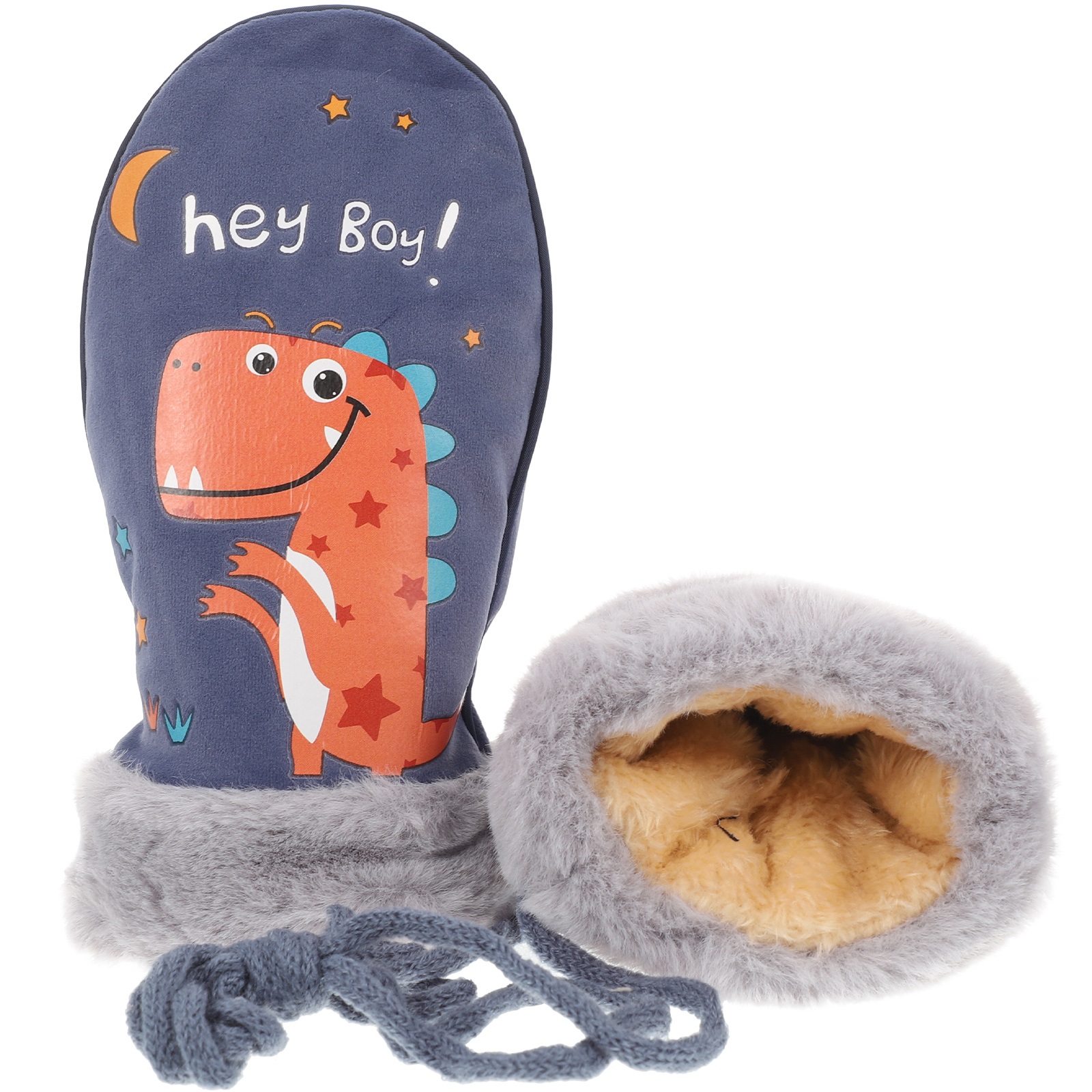 Kids Mittens Riding Gloves Mittens for Kids Cartoon Mittens Children's Dinosaur Gloves Portable