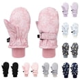 thumbnail image 1 of Kids Mittens Toddler Winter Gloves Warterproof Breathable Windproof Skiing Snowboarding for Boys Girls,Light BlueL, 1 of 4