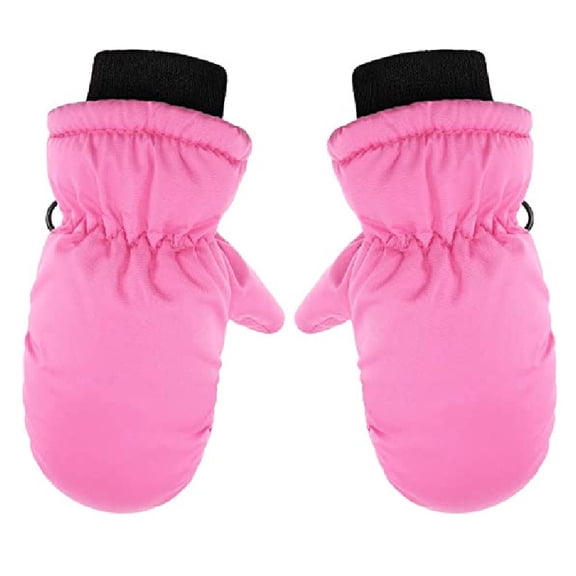 Kids Mittens Toddler Winter Hat Kids Waterproof Snow Mittens Cold Weather Insulated