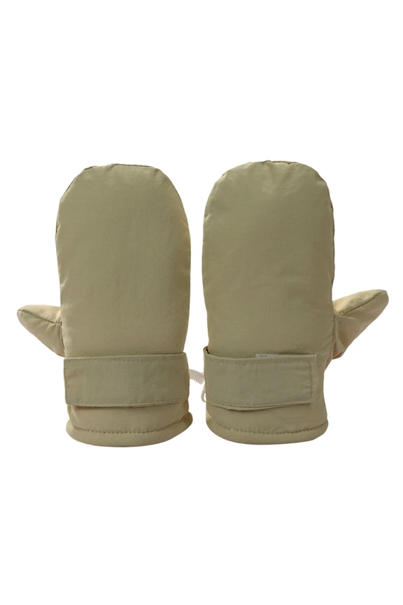 Kids Mittens Waterproof Winter Ski Warm Lined Long String