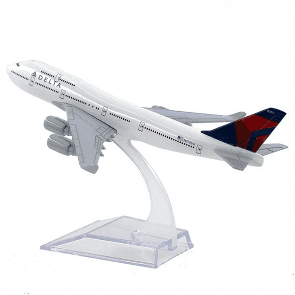 Kids Model Toy High Simulation 1:400 Alloy Delta B747 Plane Model for Aviation Collectors