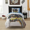 thumbnail image 1 of Kids Monster Truck Bed in a Bag 5-Piece Comforter, Sham & Sheet Set Twin, 1 of 7