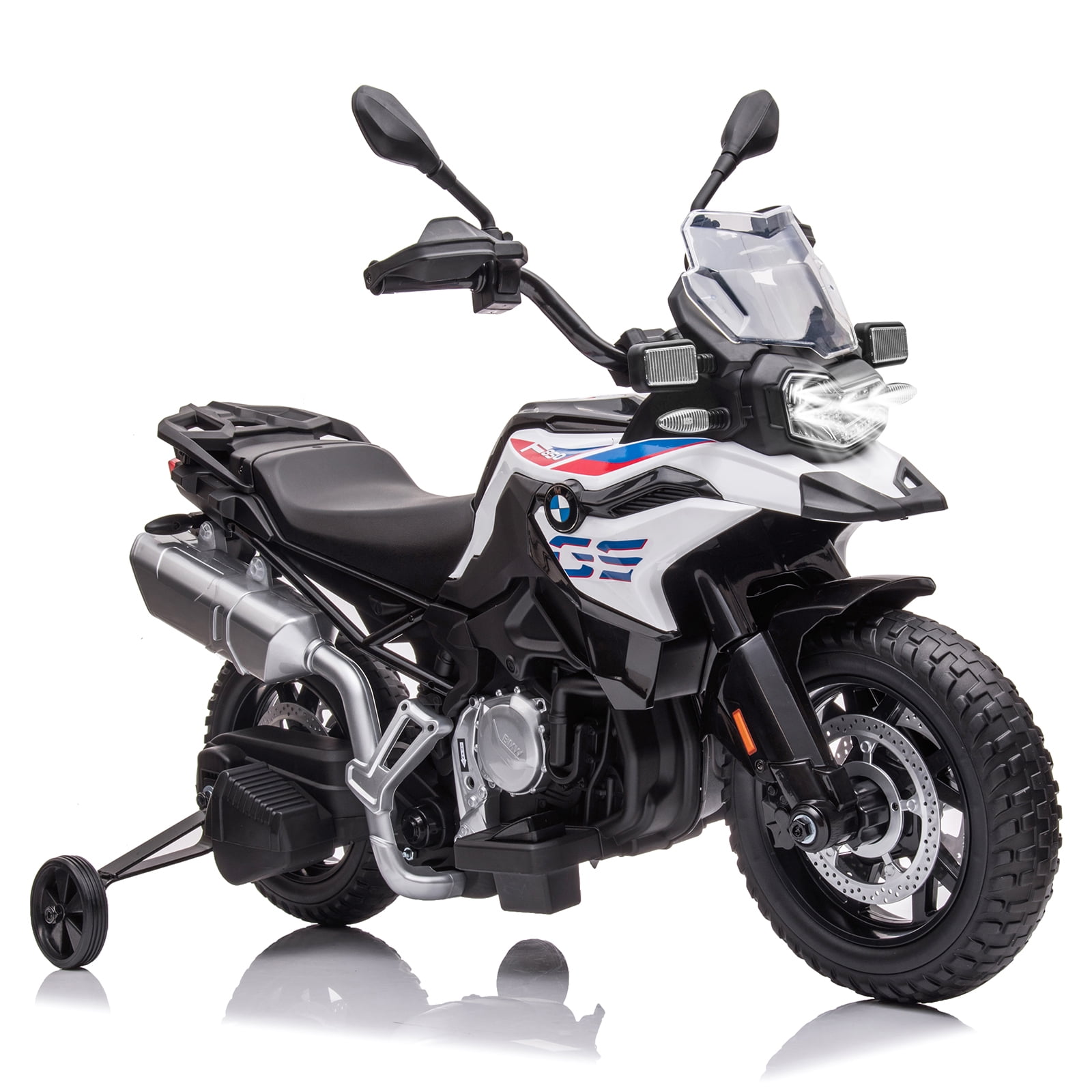 Kids Motorcycle, 12V 7Ah Licensed BMW Ride On Motorcycle for Toddlers ...