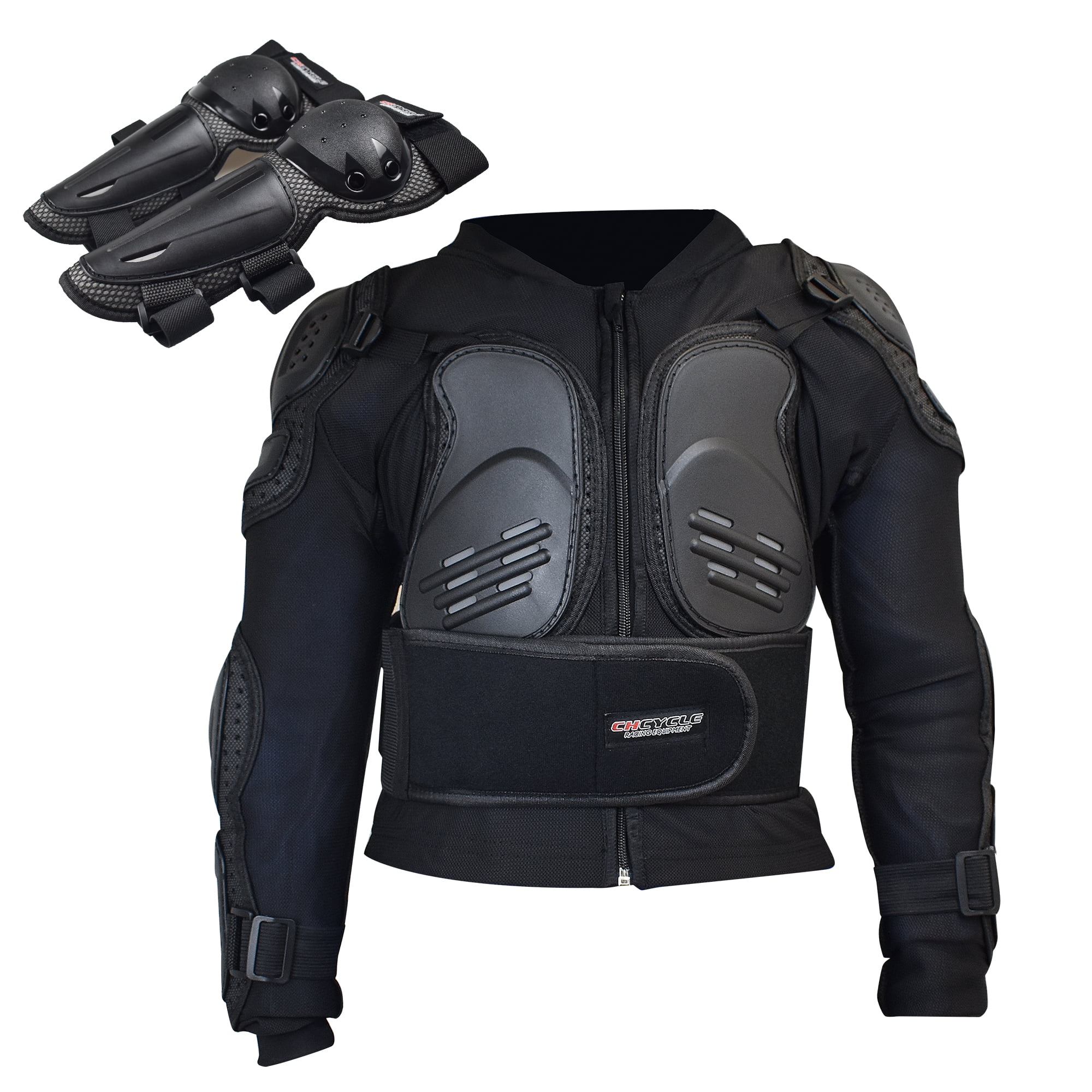 Kids Motorcycle Armor Dirt Bike Gear Suit Knee Elbow Protector Bike